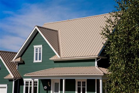 house with charcoal metal roof|tan metal roof house colors.